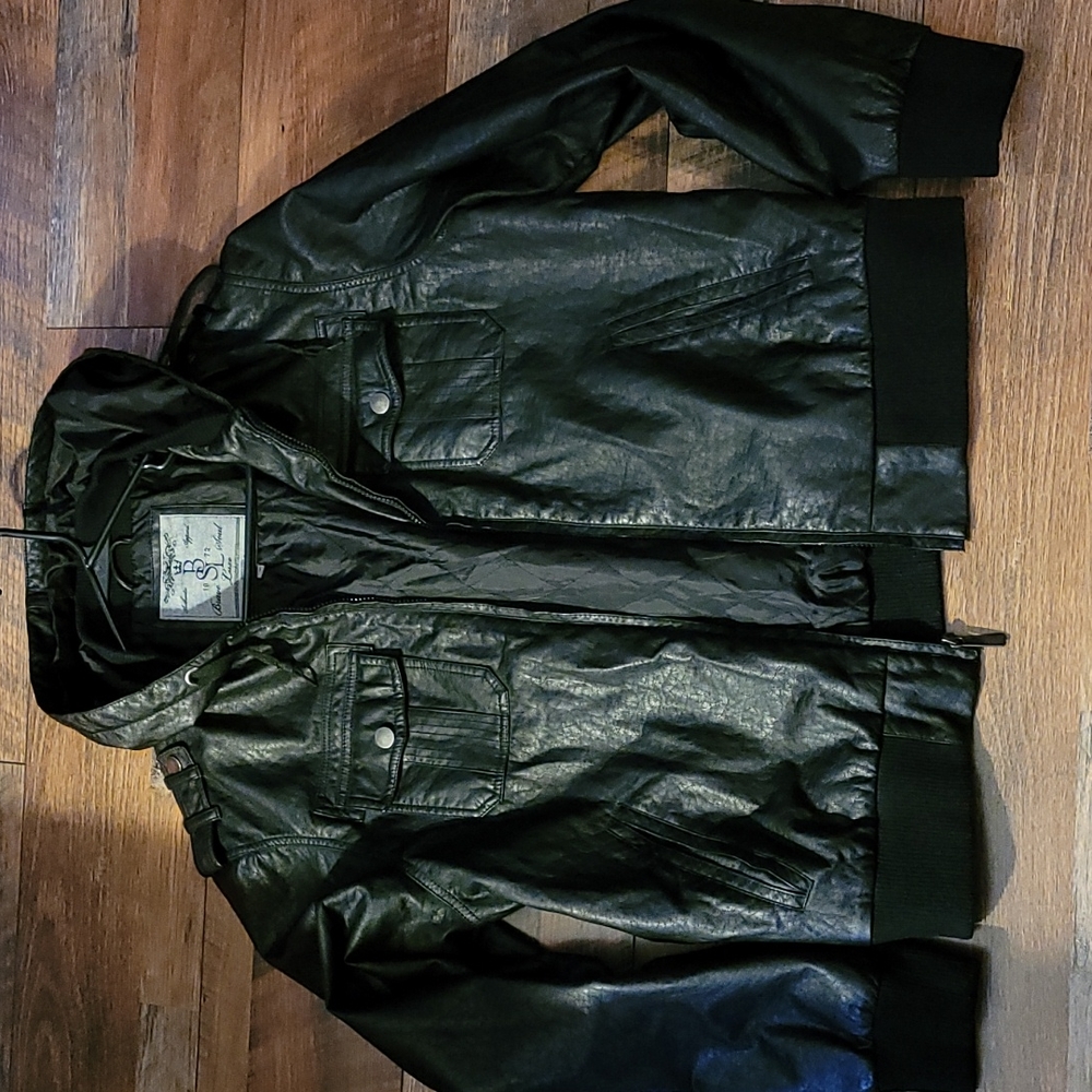 Brave Soul Luxe Fauxe Leather Jacket